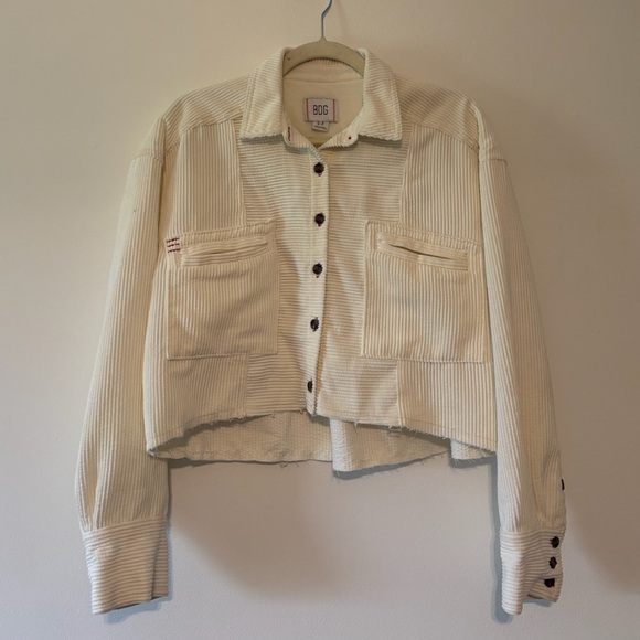 BDG Jackets & Blazers - BDG Cream Utility Jacket